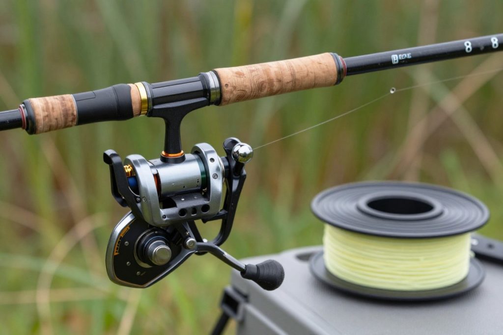 Fliegenrute der Klasse #8 für das Hechtfischen mit Streamer